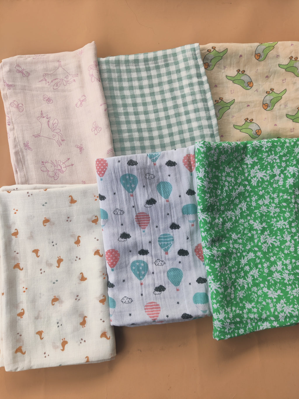 Muslin Cotton Towels - Pack of 3