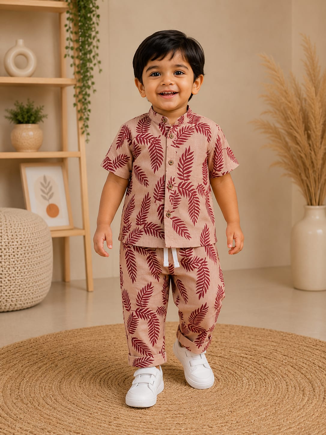 Branded Muslin Half Sleeve + Pant