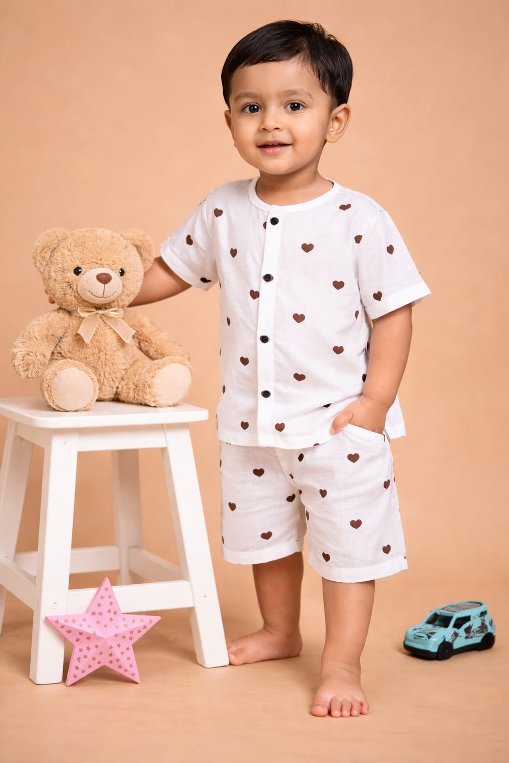 Muslin Half Sleeve Co-Ord (0-2 Yrs)