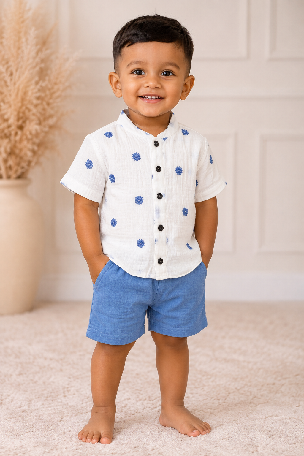 Premium Muslin Embroidery Co-Ord