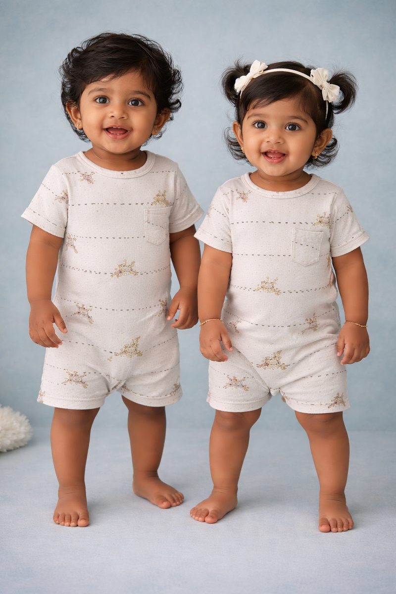 Crinkled Fancy Romper