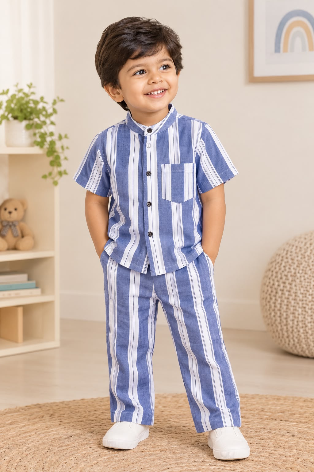 Branded Muslin Half Sleeve + Pant (2-6 Years)