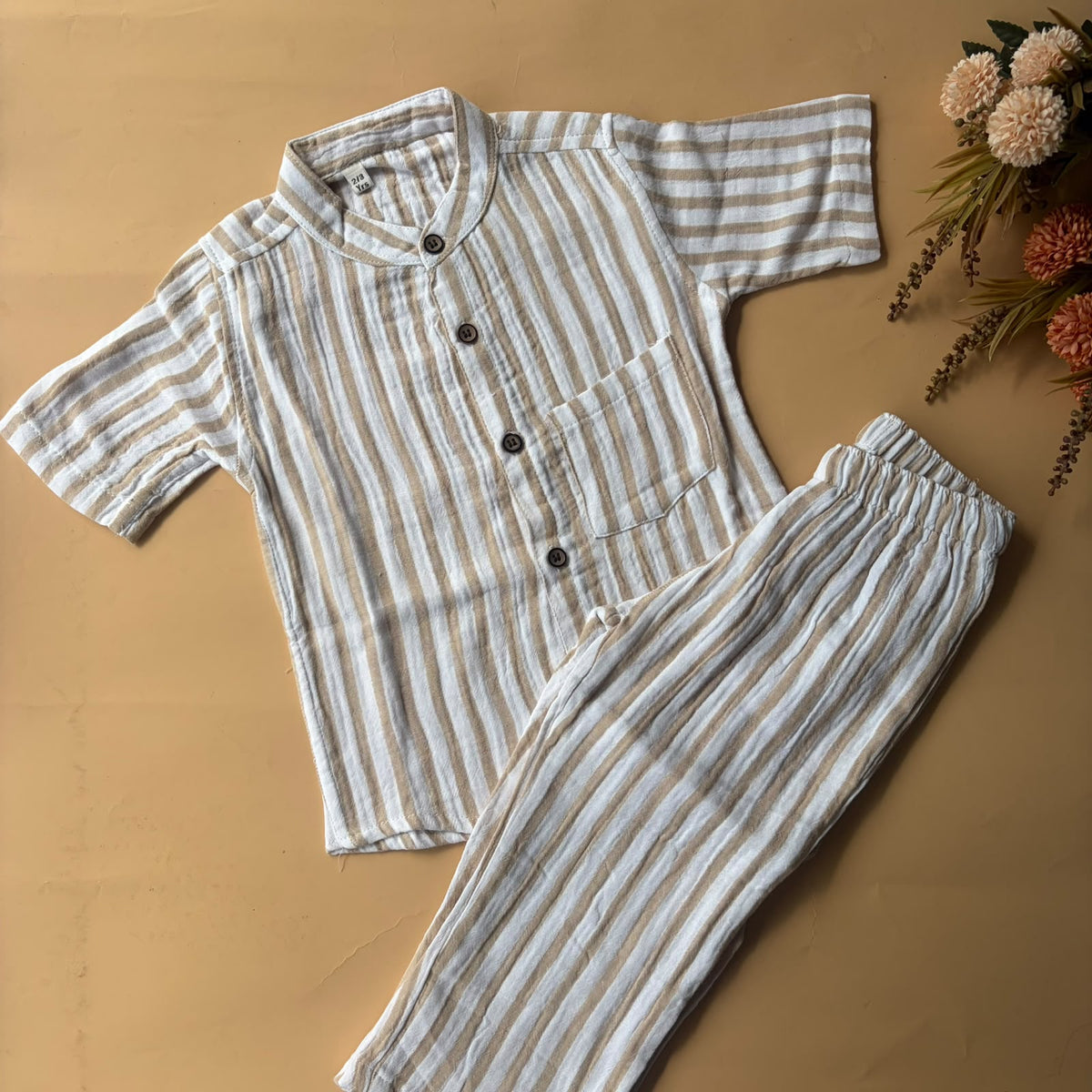 Branded Muslin Half Sleeve + Pant (2-6 Years)