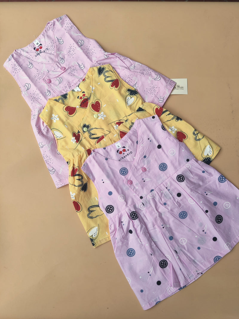 Cotton Cross Over Frocks