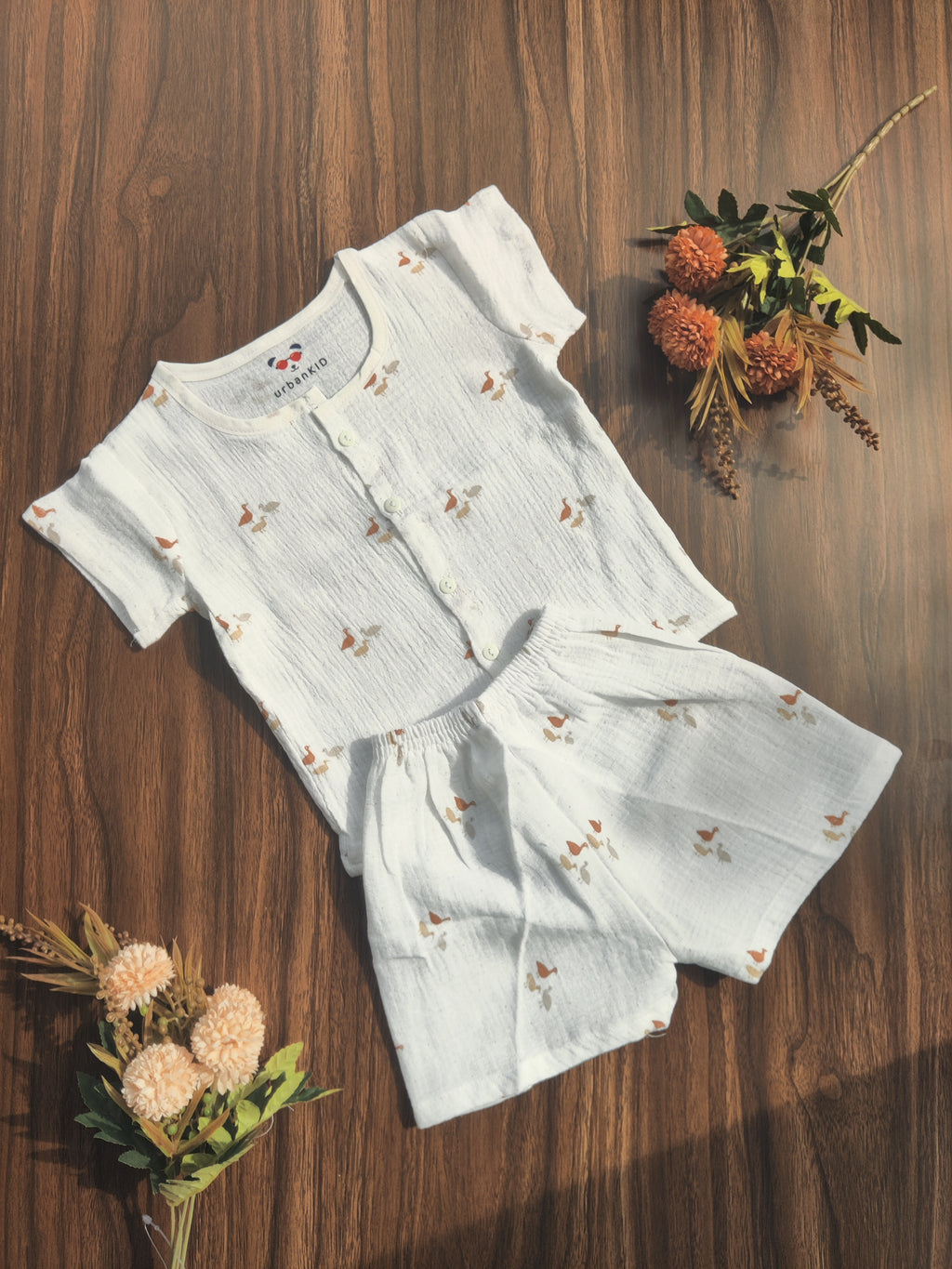 Crinkled Muslin Co-Ord ( 9 M - 18 months)