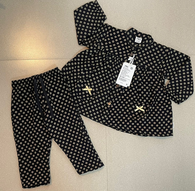 Premium Collared Co-Ord Set for Girls| Muslin & Seersucker