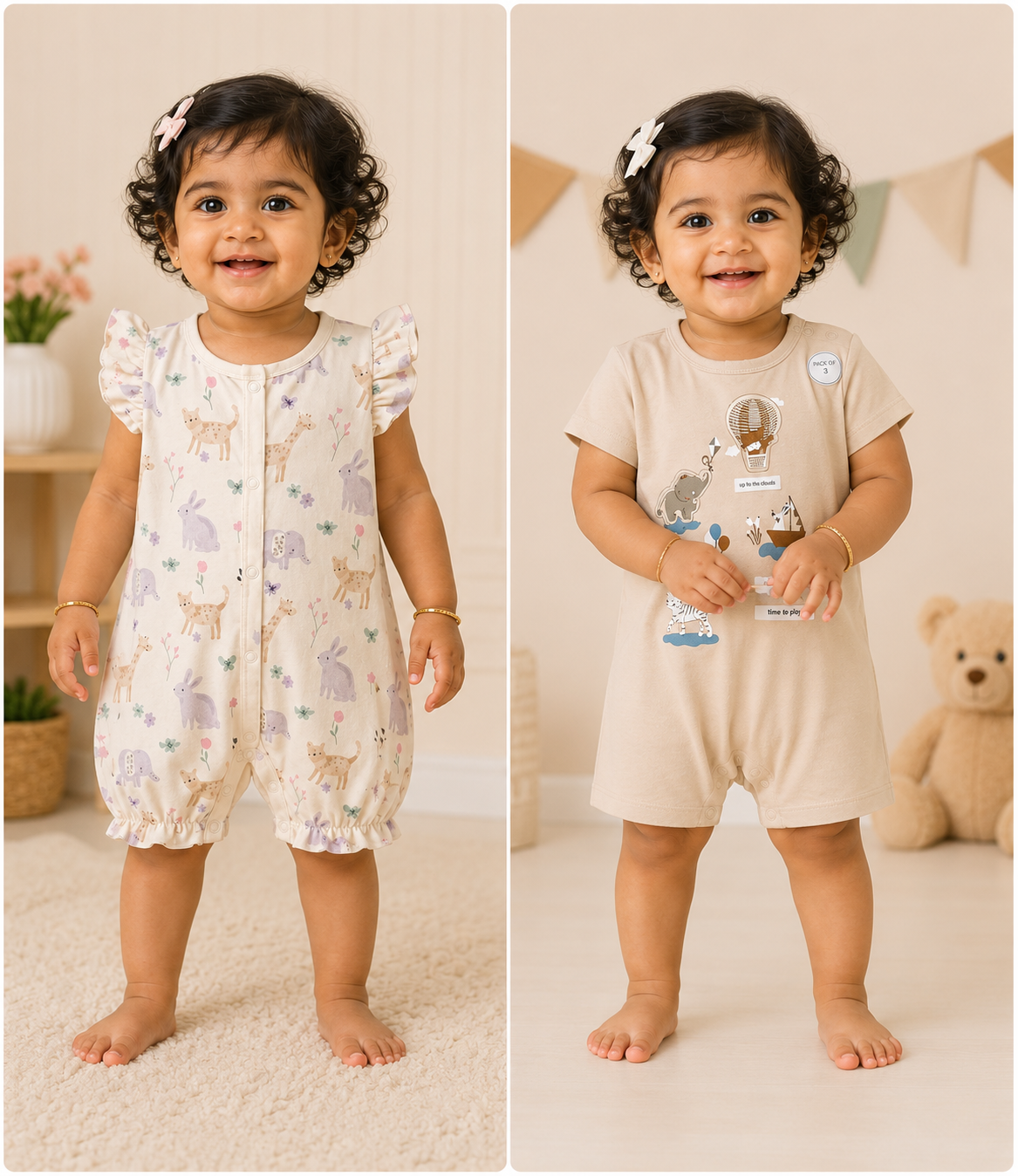 Butter Soft Half Romper - Unisex