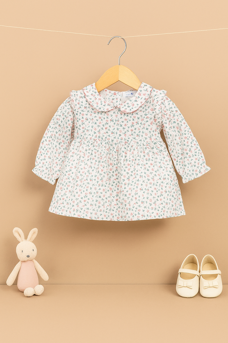 Muslin Frock with Peter Pan collar