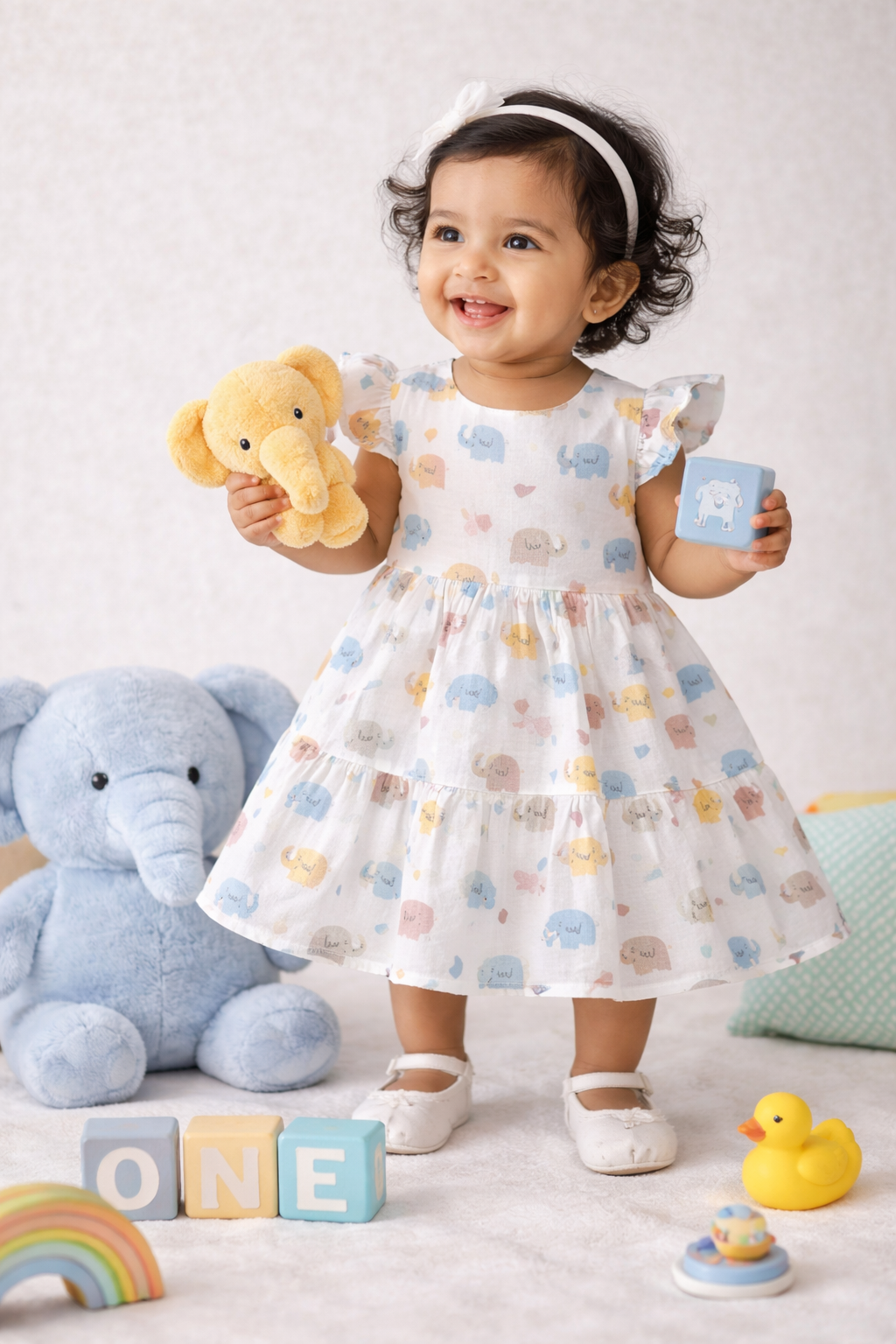 Muslin Frilled Back Knot Frocks