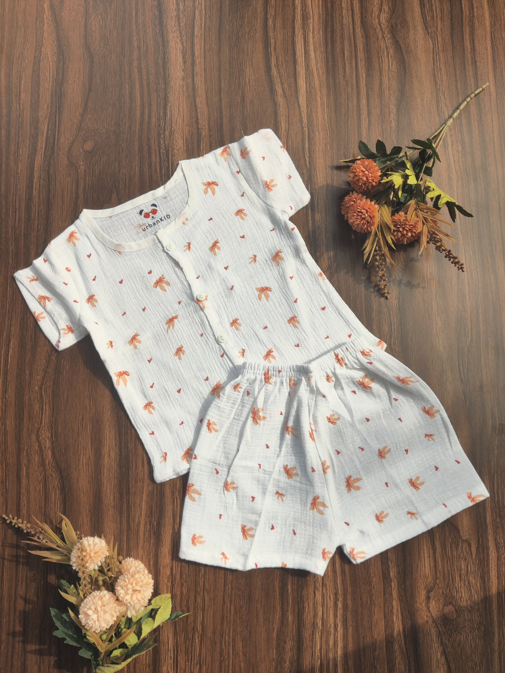 Crinkled Muslin Co-Ord ( 9 M - 18 months)
