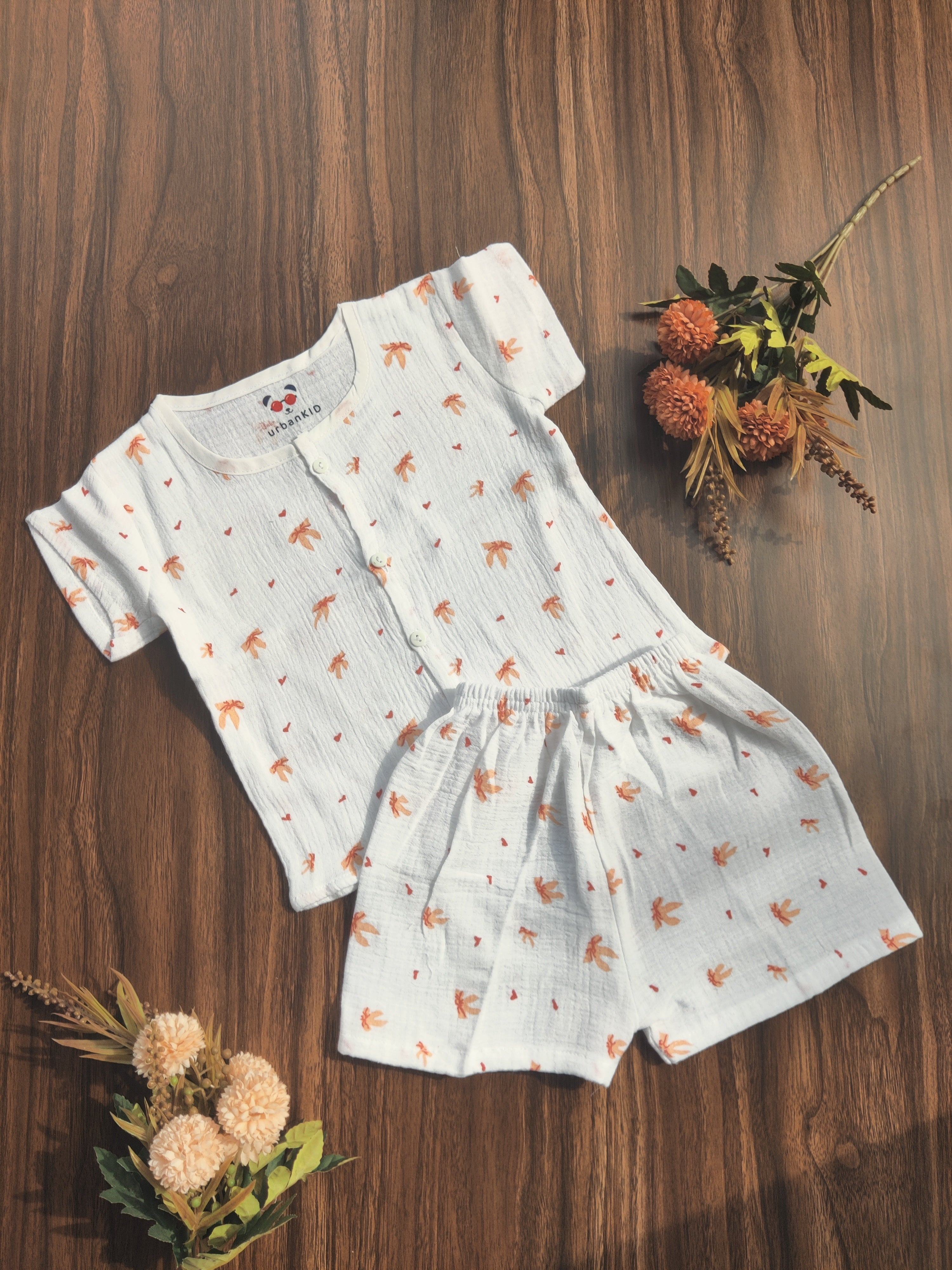 Crinkled Muslin Co-Ord ( 9 M - 18 months)