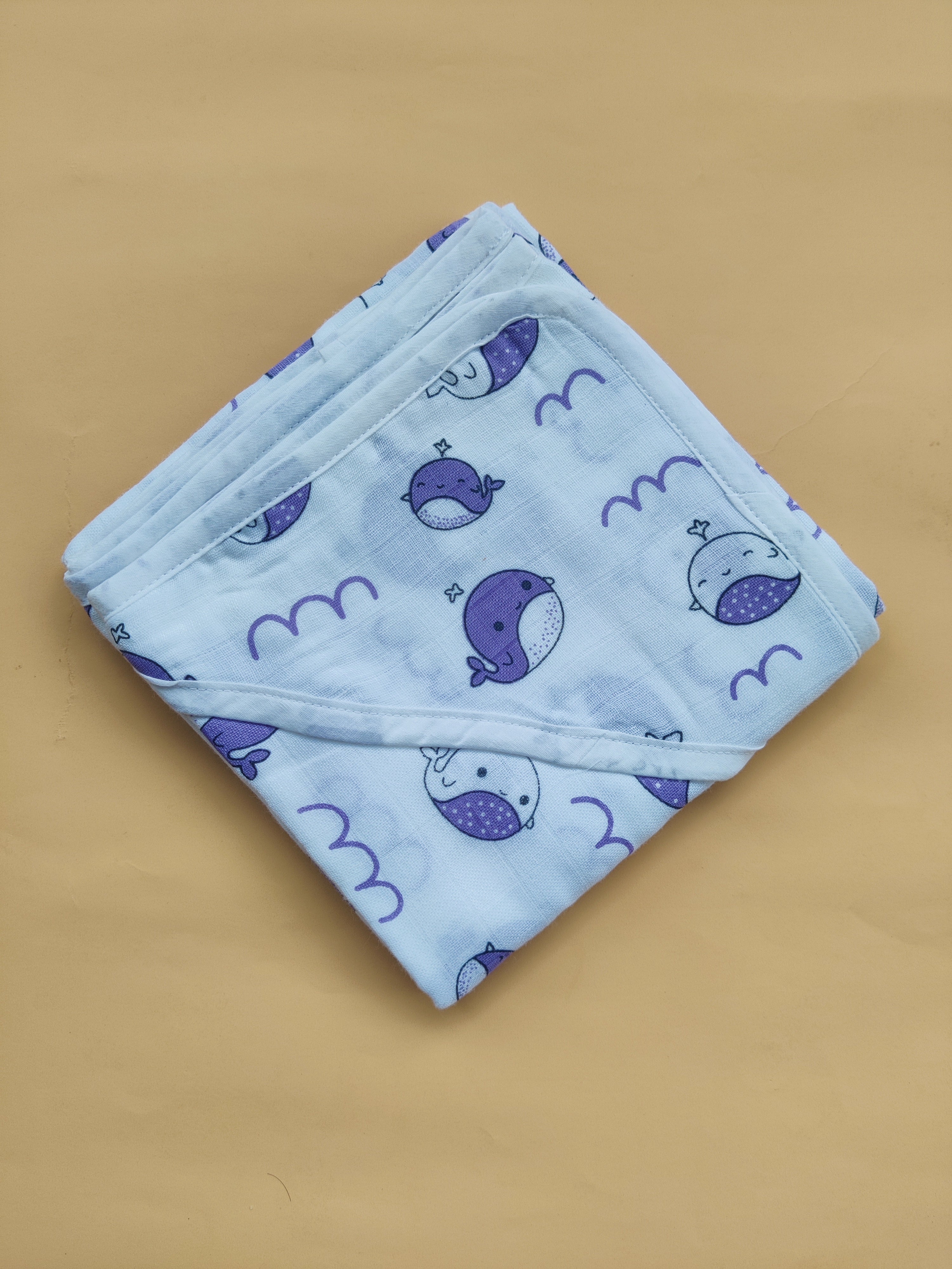 Premium Muslin Double Layered Hooded Towel
