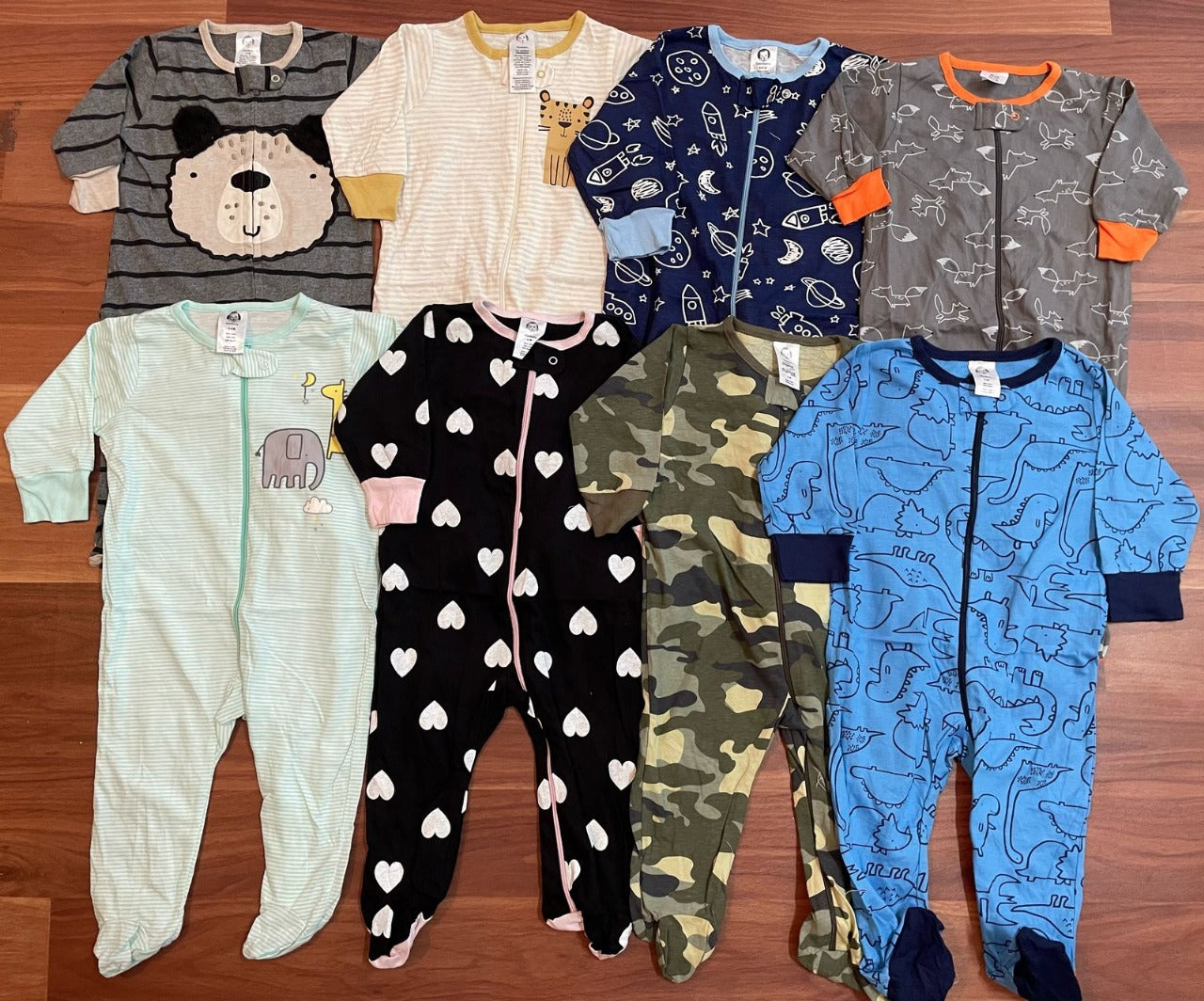 Cotton Rompers - Pack of 3