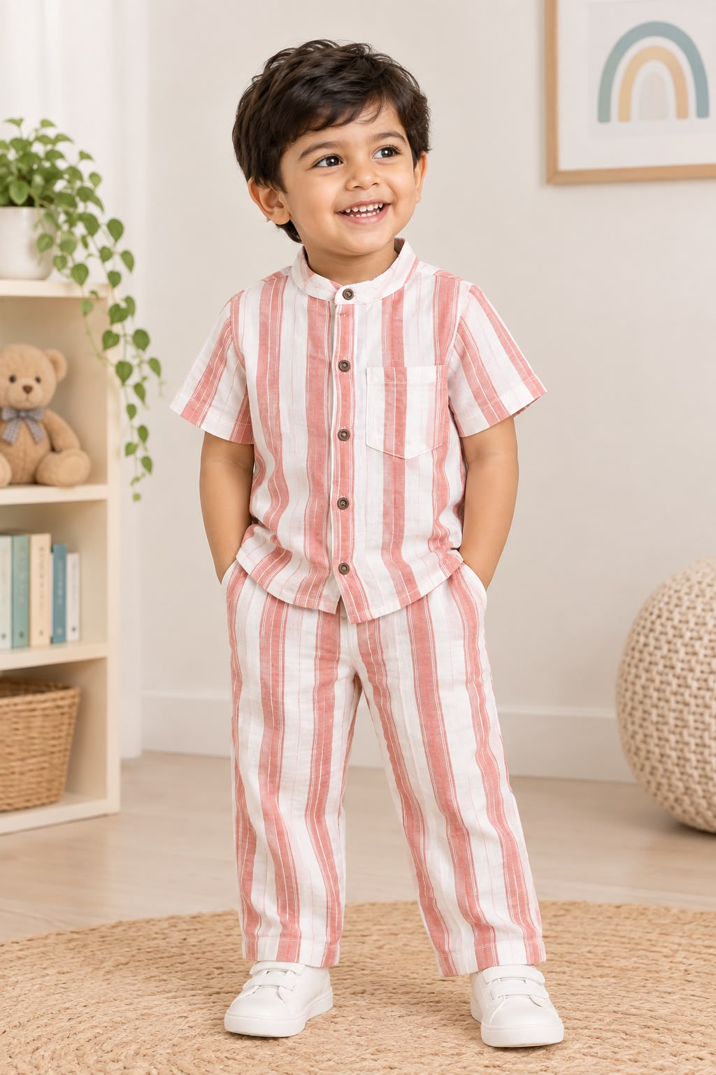 Branded Muslin Half Sleeve + Pant (2-6 Years)