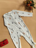 Footed Rompers - Two Zips