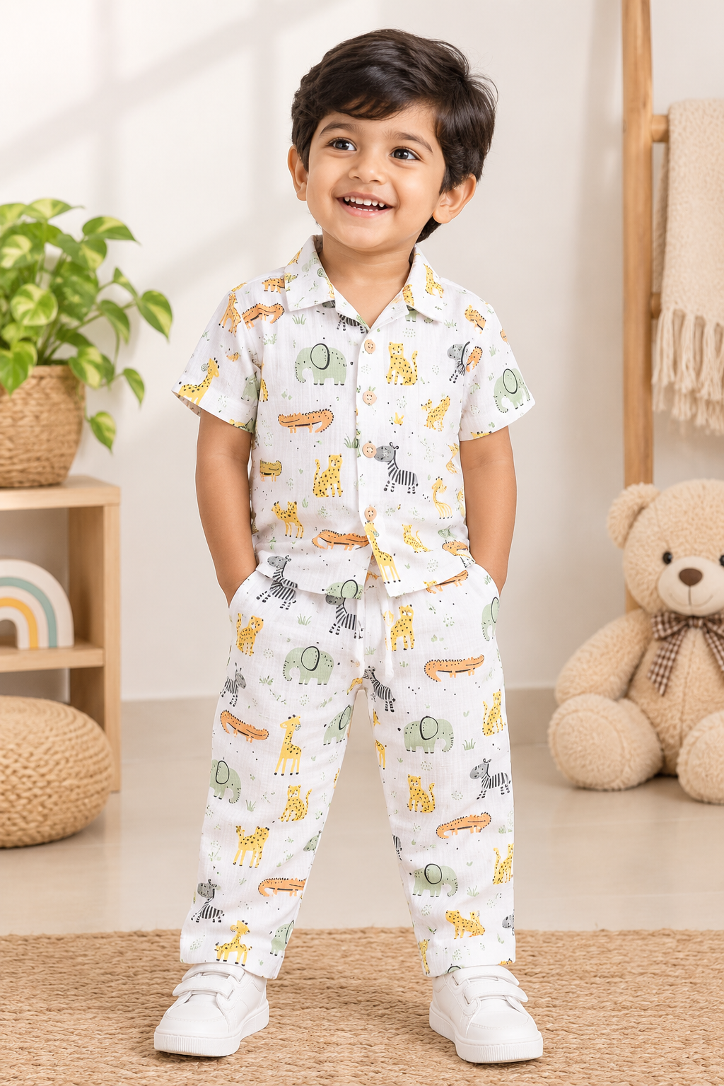 Branded Muslin Half Sleeve + Pant (0-2 Years)