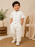 Branded Muslin Half Sleeve + Pant