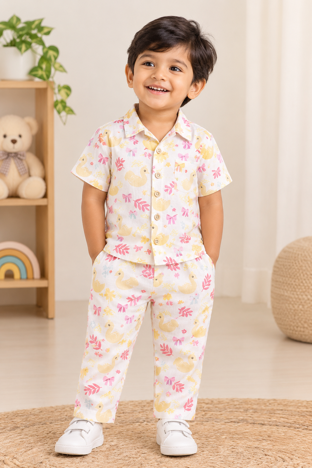 Branded Muslin Half Sleeve + Pant (0-2 Years)