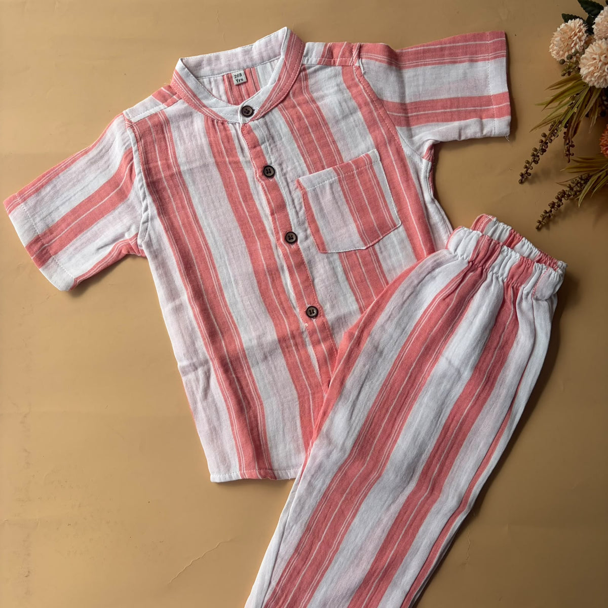 Branded Muslin Half Sleeve + Pant (2-6 Years)