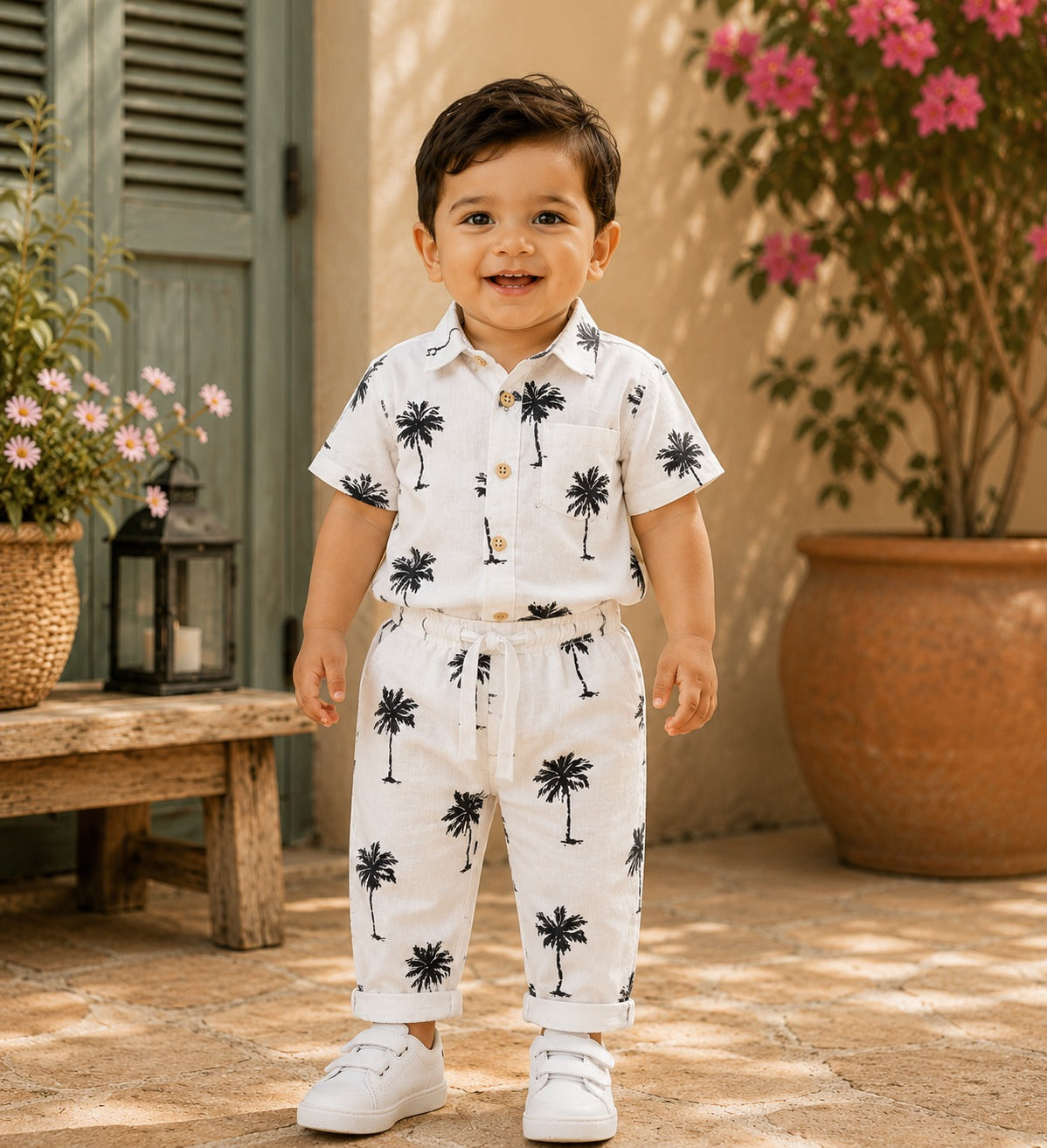 Branded Muslin Half Sleeve + Pant (0-2 Years)