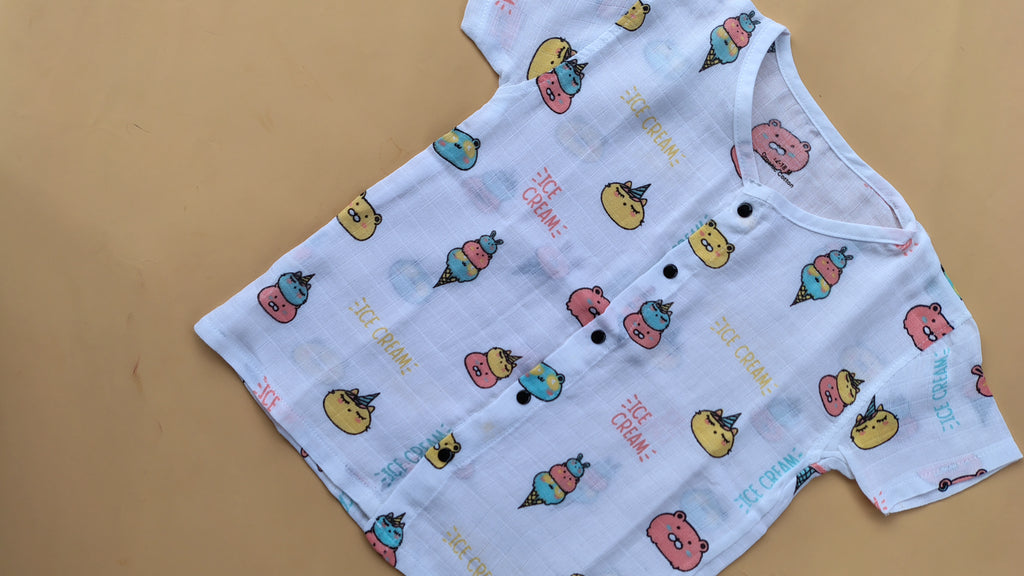 Muslin Half Sleeve Jabla