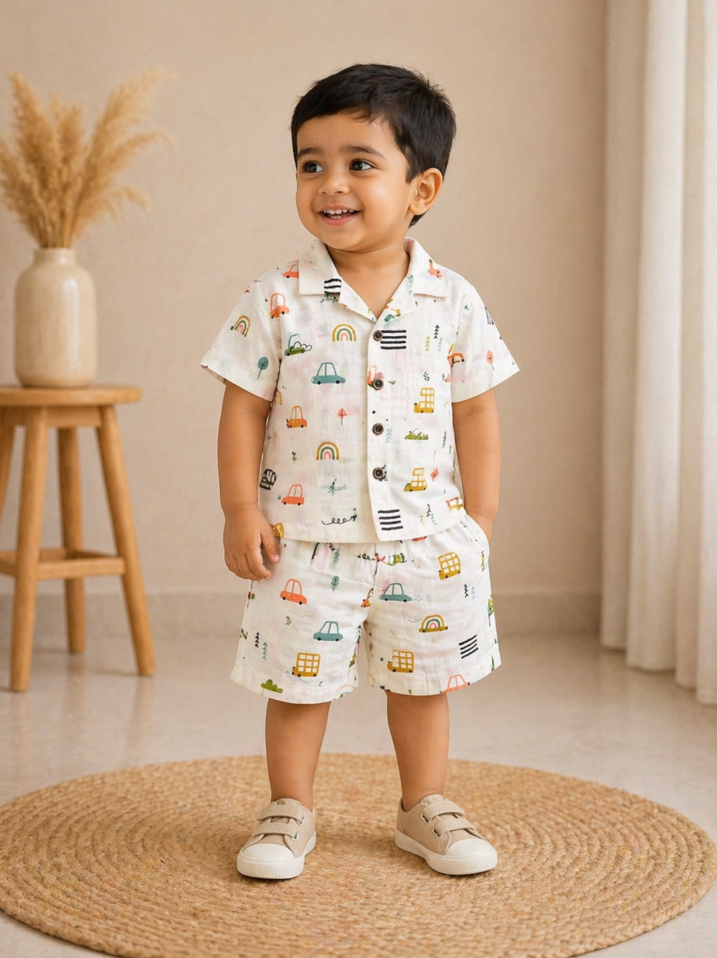 Muslin Collared Co-Ord