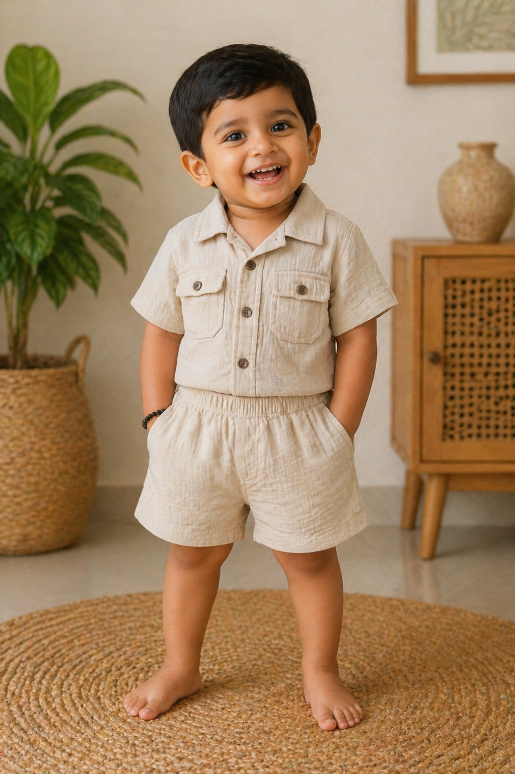 Solid color Muslin Co-Ord