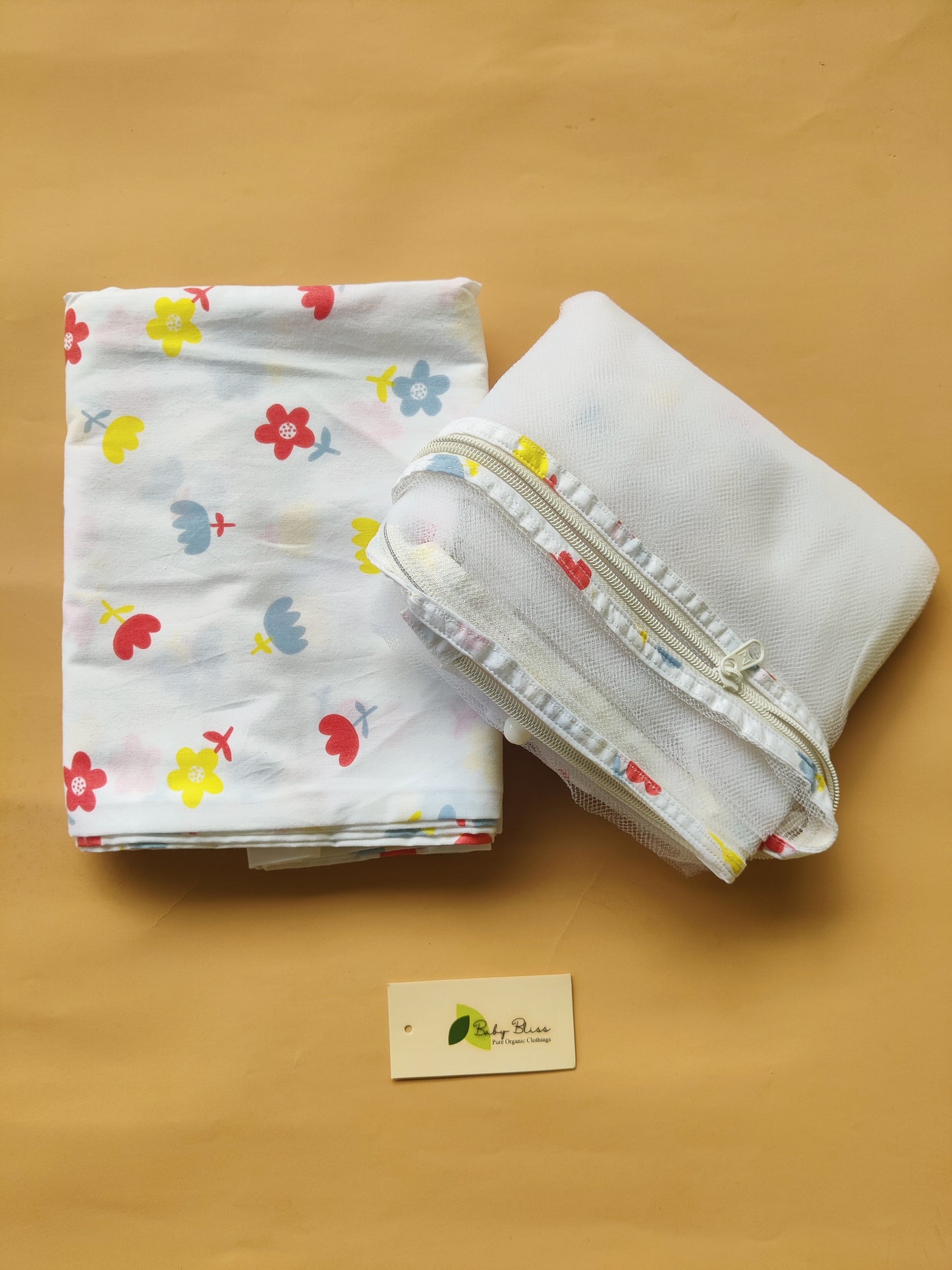 Cotton Cradle Cloth with Mosquito Net