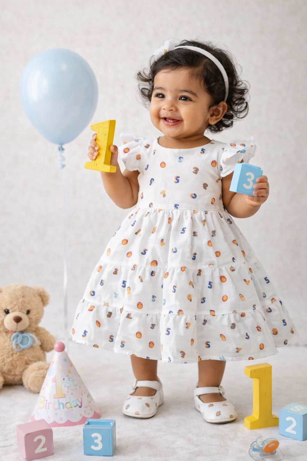 Muslin Frilled Back Knot Frocks