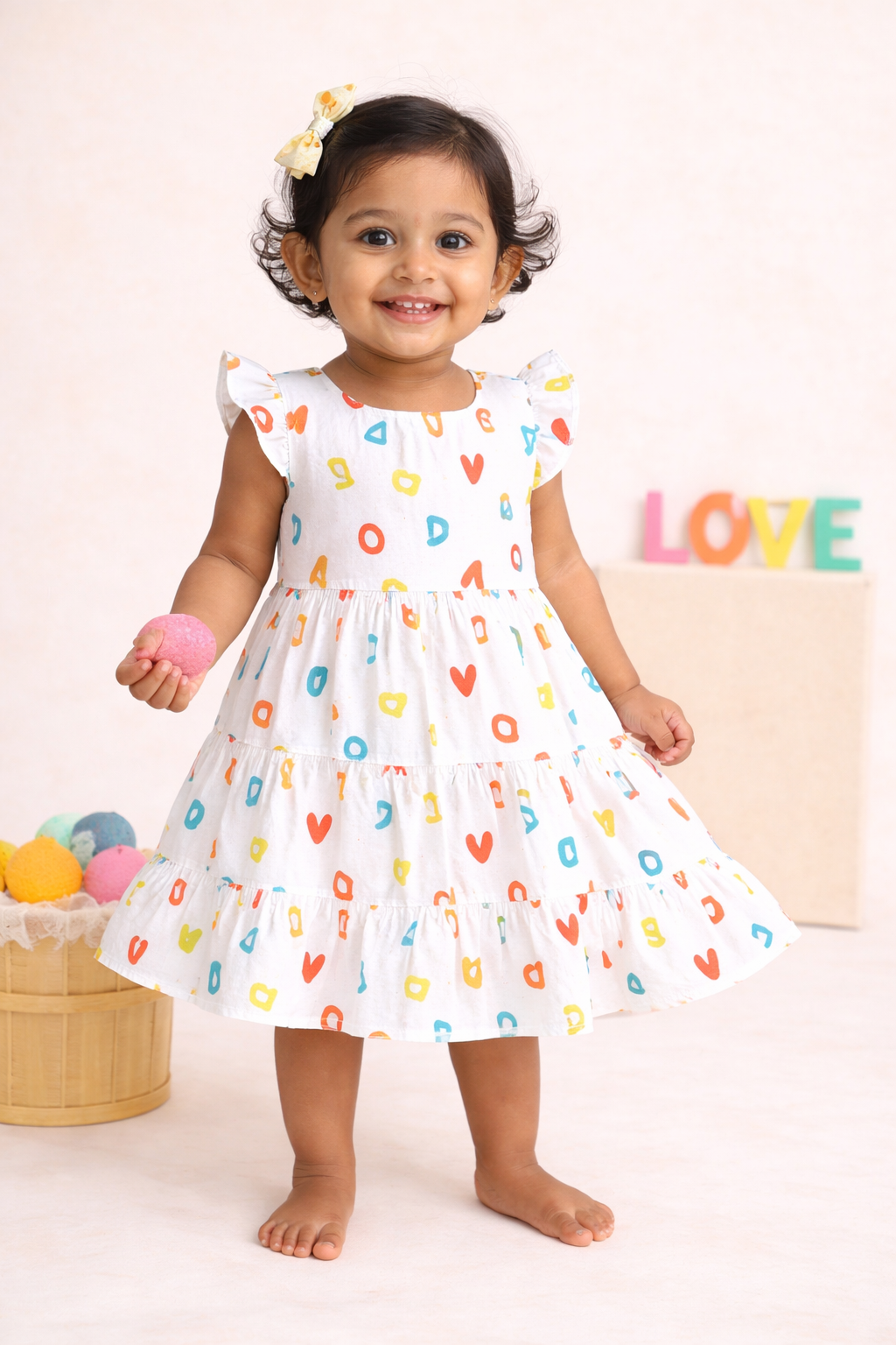 Muslin Frilled Back Knot Frocks