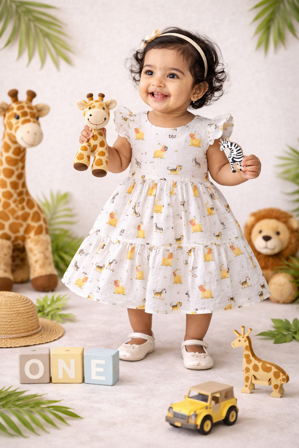 Muslin Frilled Back Knot Frocks