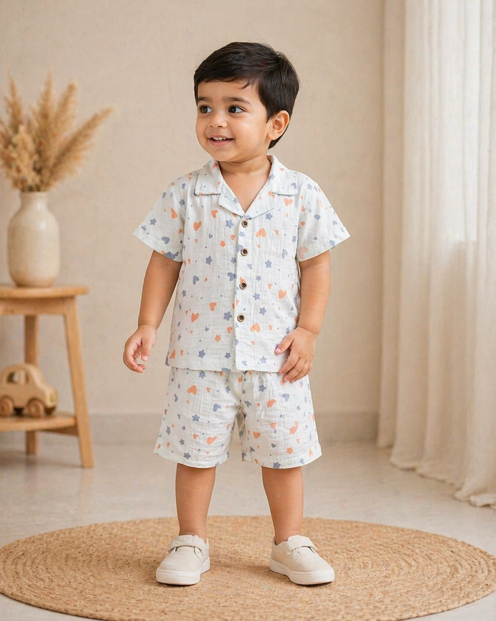 Muslin Collared Co-Ord