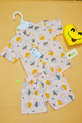 Muslin Chinese Collar Co-Ord Set for Babies (Up to 3 Years)
