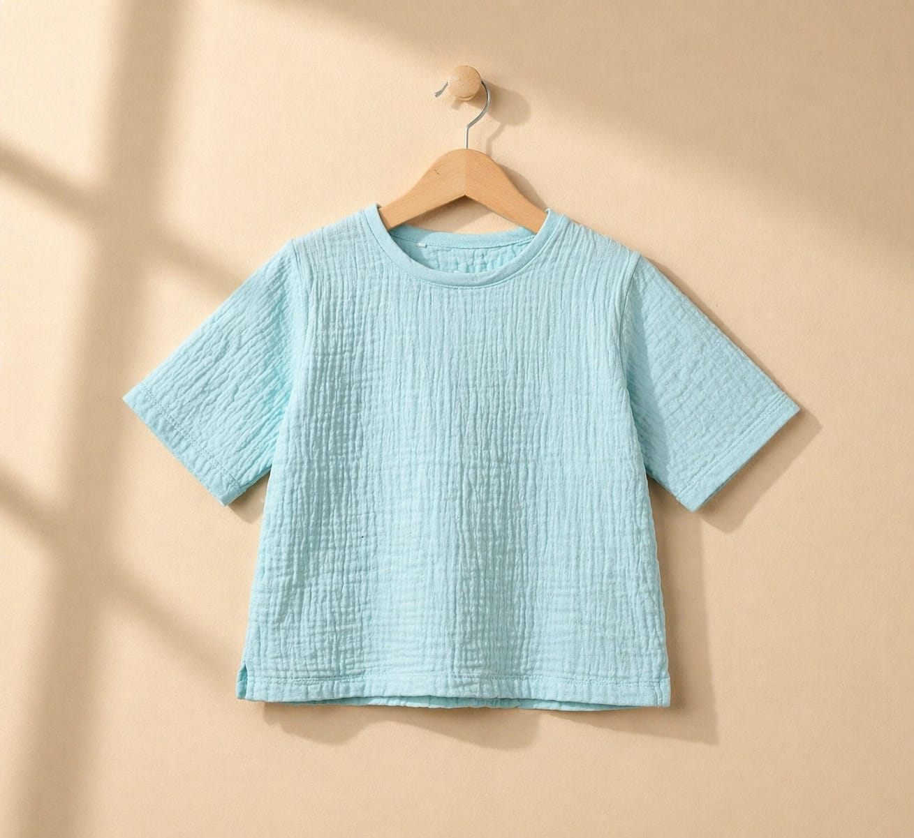 Branded Muslin Shirts Skyblue