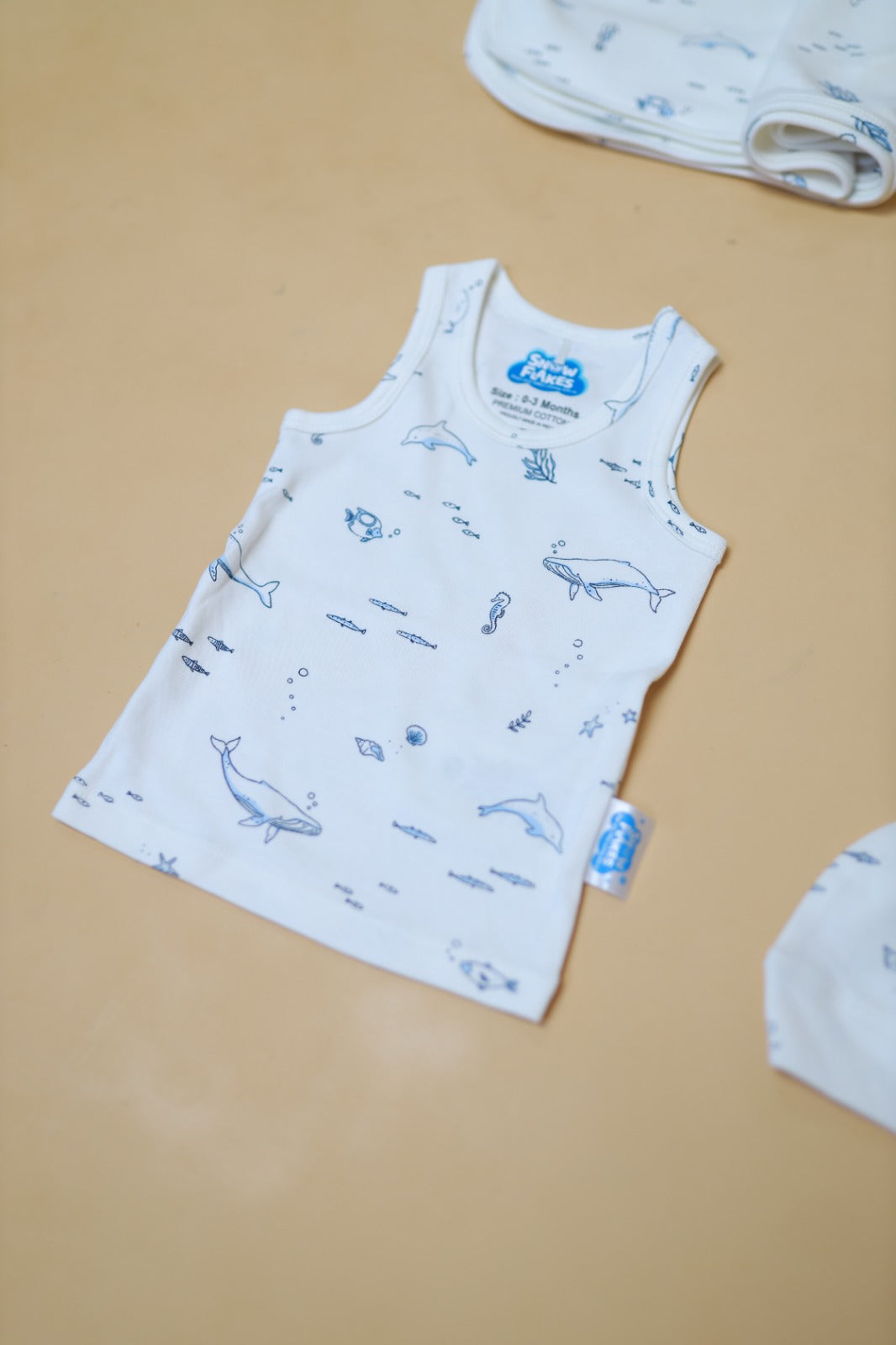 Organic cotton New Born Kit - Dolphin