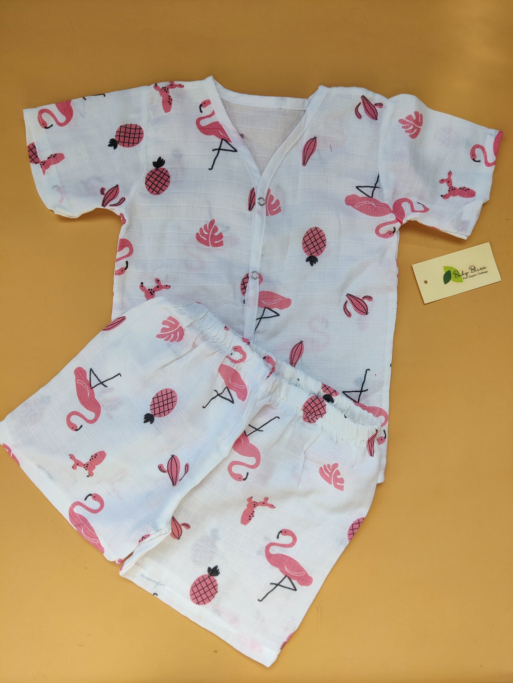 Muslin Half Sleeve Co-Ord (0-2 Yrs)