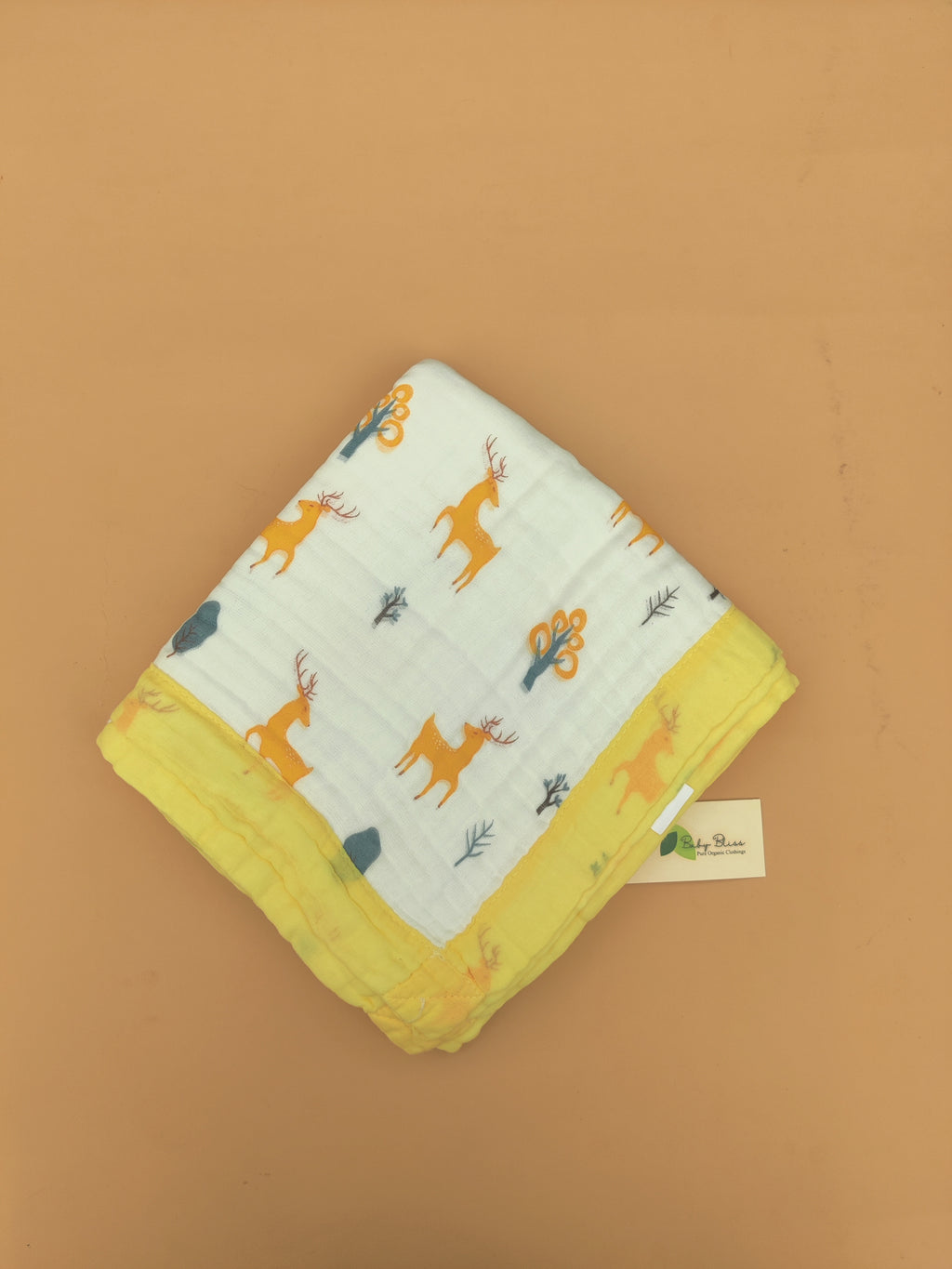 Crinkled Muslin Blankets - 6 Layered