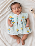 Front Open Muslin Frocks
