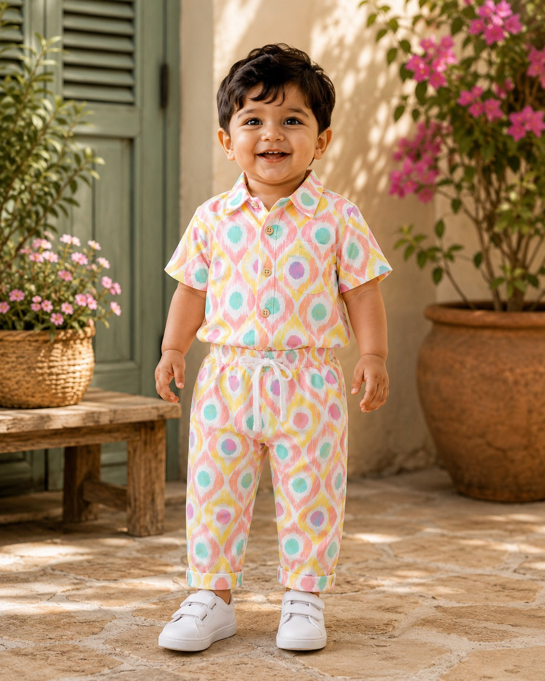 Branded Muslin Half Sleeve + Pant (0-2 Years)