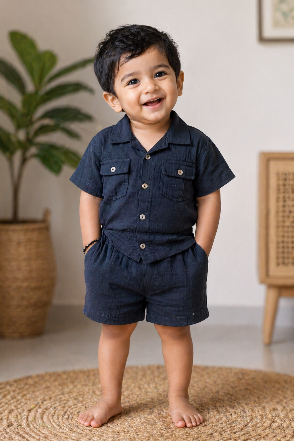 Solid color Muslin Co-Ord