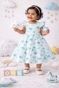 Muslin Frilled Back Knot Frocks