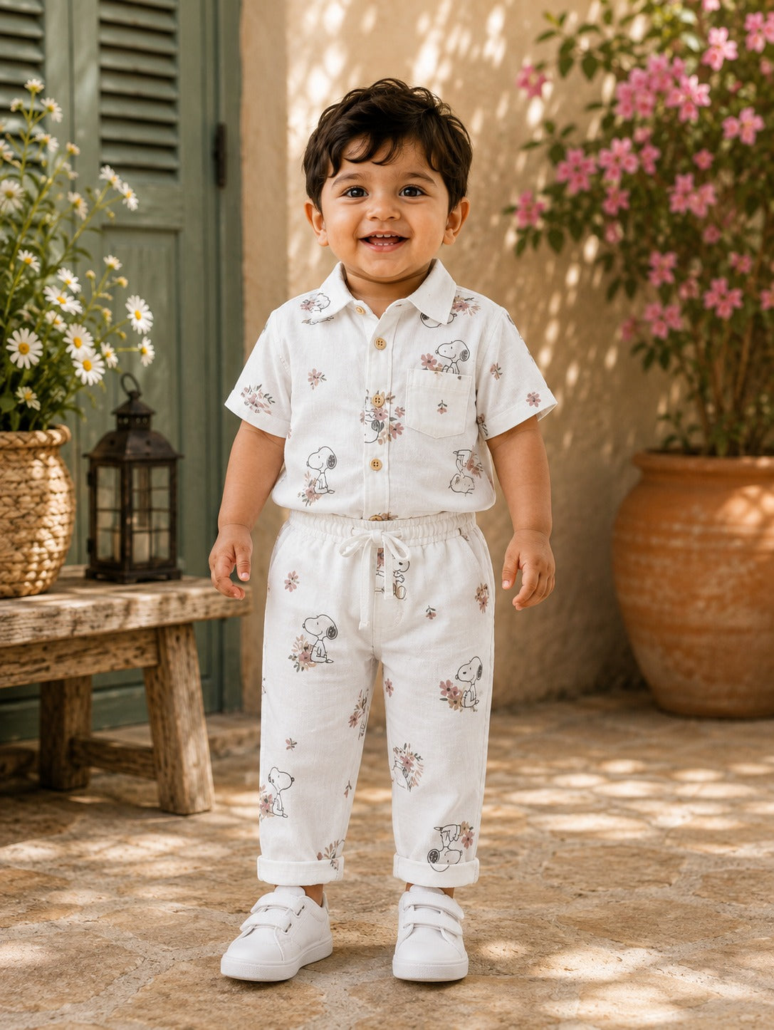 Branded Muslin Half Sleeve + Pant (0-2 Years)
