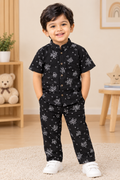 Branded Muslin Half Sleeve + Pant (2-6 Years) - Printed.